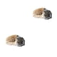 thumbnail image 4 of Matsuzay Gatos Durmientes Realistas Y Suaves Para Una Experiencia Tocable Y Segura Al Tocar Marrón marrón 2Conjunto, 4 of 6