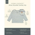 thumbnail image 6 of Modern Moments by Gerber Toddler Boy Organic Drop Shoulder Henley Tee, Sizes 12 Months - 5T, 6 of 7