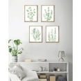 thumbnail image 5 of Drsoum Framed Botanical Plant Canvas Wood Wall Art Green Sage Eucalyptus Leaf Picture 8"x10"x4pcs, 5 of 7