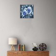 thumbnail image 4 of Kits de pintura de diamante rosa flor decoración de pared de diamante completo bordado punto de cruz artesanía, azul Kearding HA5459-05B, 4 of 6