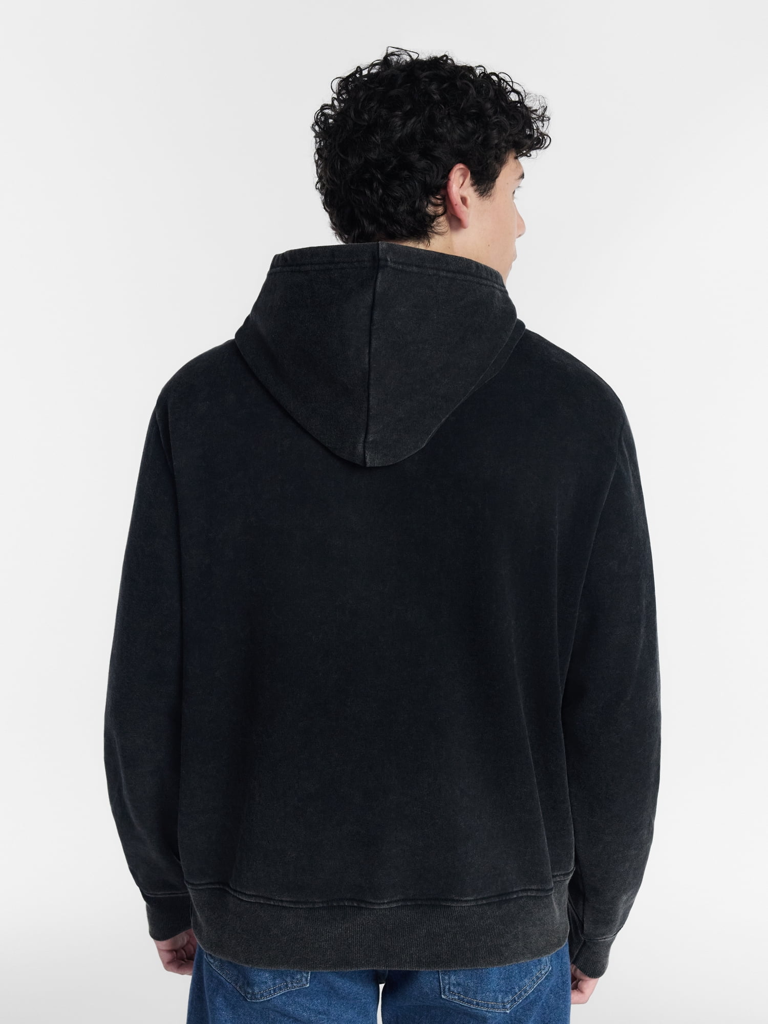 Halloween Oversized Fit Disco Ghost Graphic Fleece Hoodie Sweatshirt, Men's Sizes XS-4XLT