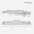 thumbnail image 3 of Evolur Changing Tray in Antique Grey Mist with Enclosed Sides, 45.25" x 17.5", 3 of 6