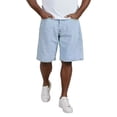 thumbnail image 2 of Dresfit Mens Jean Shorts Baggy Drawstring Beach Shorts 2026 Summer Breathable Wide Leg Short Pants with Pockets Big and Tall Lightweight Elastic Waist Jeans Light Blue XL, 2 of 4