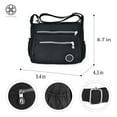 thumbnail image 2 of Luxtrada Waterproof Shoulder Bag Fashionable Cross-body Bag Casual Bag Handbag for Women (Dark Blue), 2 of 8