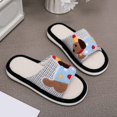 thumbnail image 6 of KANG Colorful Thick Soled Linen Slippers For Indoor Non Slip Slippers, 6 of 9