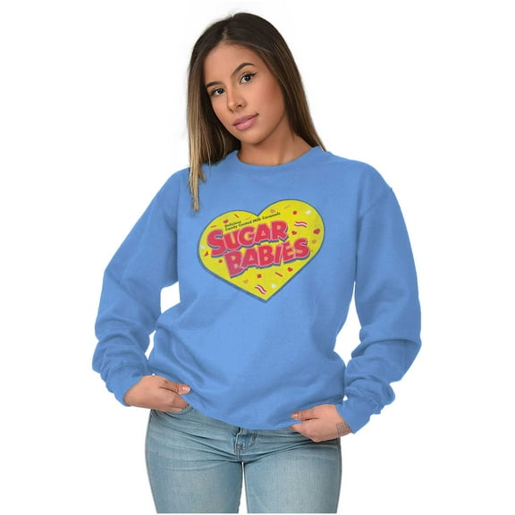 Cute Sugar Babies Chewy Caramel Candy Women Crewneck Sweatshirt Brisco Brands M