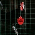thumbnail image 3 of GOOHOCHY 20 bebederos automáticos para palomas, pollos y codornices, con volumen de agua ajustable (rojo), 3 of 7