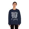 thumbnail image 3 of 12th Anniversary Husband Sweatshirt, Gifts, Sweater Shirt, 3 of 9
