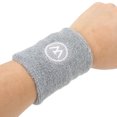 thumbnail image 2 of 2 Paires de Bracelets Sport Bandeaux Anti-Transpiration Polyester Coton Unisexe Violet, 2 of 7