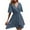 Sky Blue dresses for women, variant on Womens Boutique Dresses Spring Women's Summer Comfort Fashion Printing Tie Long Sleeve V-Neck Dress Dresses for Women 2024