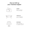 thumbnail image 5 of Nestl Full Mattress Topper, Extra Thick Cooling Mattress Pad, Fits up to 18” Mattress, 5 of 7