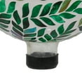 thumbnail image 5 of Northlight Mosaic Iridescent Leaves Outdoor Garden Gazing Ball - 10" - White and Green, 5 of 5