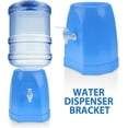 thumbnail image 3 of HUGFEGWE Plastic Water Jug Dispenser Base with Spout Water Dispenser Holder Countertop Water Gallon Bottle Dispenser Rack for 3 to 5 Gallon Jugs CA919-74959, 3 of 9