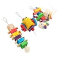 thumbnail image 4 of Bird Bite Toy, Colorful Hook Installation Beak Grinding  Chewing Toy Safe  For Cockatiel For Lovebird, 4 of 8
