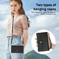 thumbnail image 2 of Phone Case for iPhone 16 Wallet Cover with Crossbody Strap and Wrist Strap, Card Slots Stand PU Leather Flip Magnetic Buckle Zipper Pocket for iPhone 16 Case Women Girls, Black, 2 of 6