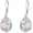 Axolotl, variant on CACA LADY Flower Filigree Earrings 925 Sterling Silver Filigree Teardrop Moonstone Dangle Leverback Earring Moonstone Jewelry Gift for Women