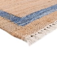 thumbnail image 5 of PW Denim Jute Runner Rug – Natural with Blue Denim Border | 30" x 96", 5 of 8