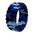 thumbnail image 1 of CUITING Finger Ring Rubber Band Ring Silicone Rings Tire Pattern Wedding Men Breathable➳-01 green-10, 1 of 9