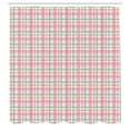 thumbnail image 2 of Ambesonne Abstract Shower Curtain, Pastel Color Checkered, 69"Wx70"L, Mint Salmon Pale Pink, 2 of 4