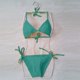 thumbnail image 5 of Conjunto de Bikini Acolchado sin Mangas, Traje de Baño de Corte Alto para la Playa Y la Piscina, 5 of 6