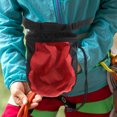 thumbnail image 4 of OULII 1Pack Climbing Chalk Bag Red Wear-Resistant for Outdoor Adventure and Training, 4 of 7