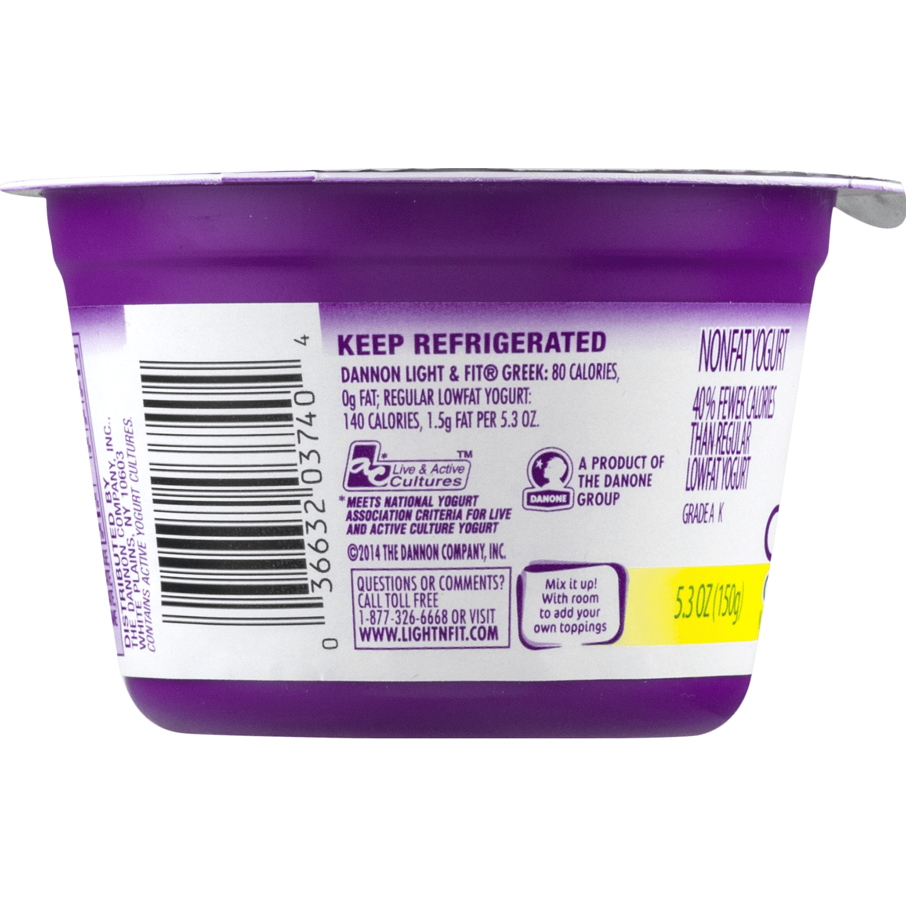 Does Dannon Light And Fit Greek Yogurt Have Live Active Cultures