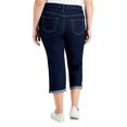 thumbnail image 3 of Style & Co RINSE Women's Plus Size Roll Cuff Capri Pants, US 14W, 3 of 4