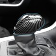 thumbnail image 4 of Car Shift Knob Cover Sticker Head Trim For 2019 2020 2021 2022 Accessories, Abs Carbon Fiber, 4 of 5