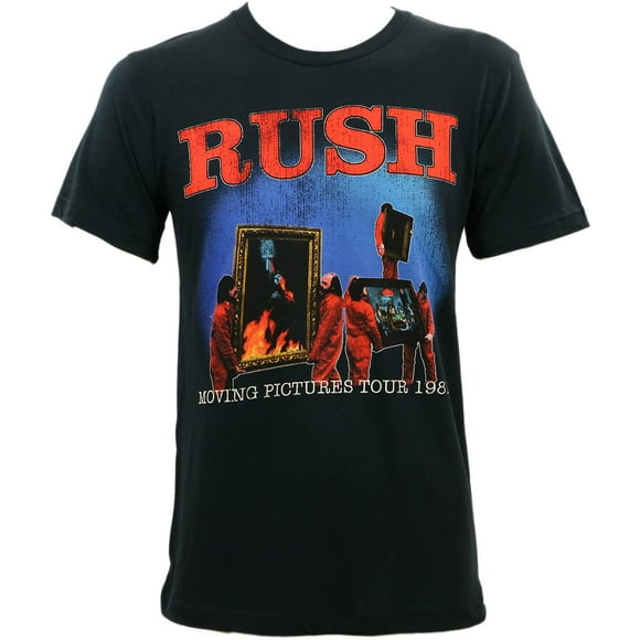 Control Industry Rush Mens Moving Pictures 1981 Tour Slim Fit T-Shirt