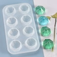 thumbnail image 2 of Multilateral Diamond Silicone Mold Mold making silicone, 1X Silicone Mold DIY Silicone Mould, Clear, 2 of 6
