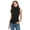 Black, variant on Sleeveless Turtleneck Modal Blend Tank Top Classic Solid Color Stretchy Soft Fabric Lightweight Breathable Layering Tee For Work Lounge Travel And Everyday Comfort Black XXL
