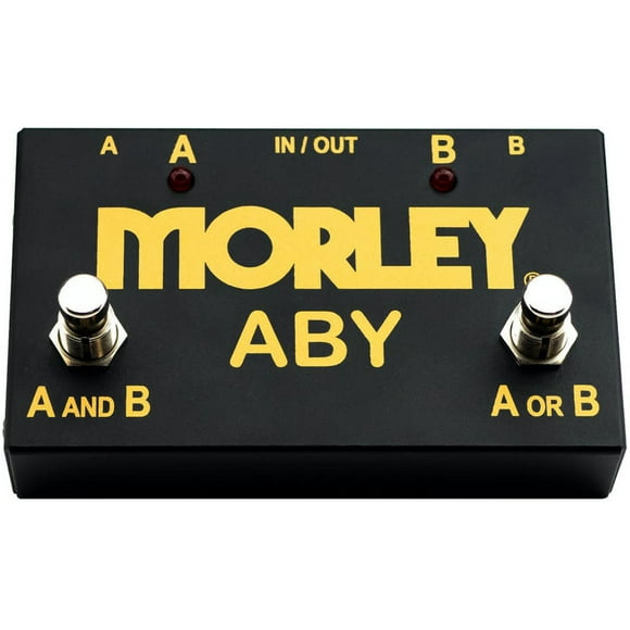 Morley Or Série ABY 2 Boutons Interrupteur/combineur Pédale