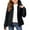 Black, variant on OGLCCG Quilted Puffer Jacket for Girls Full Zip Long Puffer Coat with Pockets Lightweight Winter Warm Down Jacket with Hood 3-12 Years