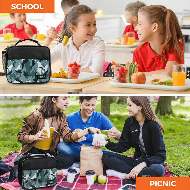 Lunch Box Bag Kids School Children, Boy Insulated Lunch Bag