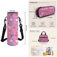 thumbnail image 7 of Bulopur Pink School Supplies Print Kids Backpack Set 4 Pcs Durable Waterproof Kids School Bag with Lunch Box, Pencil Case and Water Bottle Cover for Girls, 7 of 7