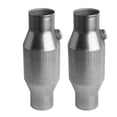 thumbnail image 2 of 2Pcs 2.5Inch Spun Universal Catalytic Converter High Flow Stainless Steel 425250 Exhaust Catalytic Converter, 2 of 5