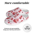 thumbnail image 6 of Lsque Valentine Gnomes Pattern Womens Comfort Cotton on Scuff With Memory Foam and Anti-skid Sole Slipper-37/38, 6 of 7