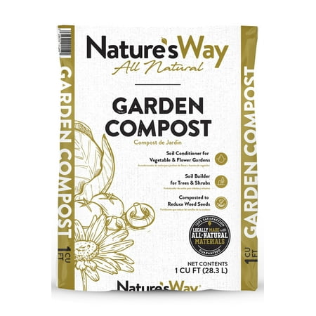 Nature's Way Garden Compost, 1 CF, Garden Soil