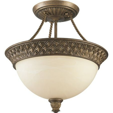 Progress Lighting P3541 Savannah 2 Light Semi Flush Mount Progress Lighting P3541 Savannah 2 Light Semi Flush Mount