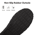 thumbnail image 5 of LongBay Men's Canvas Moccasin Slippers Slip on Memory Foam Clog House Shoes for Indoor Outdoor, 5 of 6