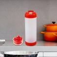 thumbnail image 3 of Portable Sauce Bottles Bottles Ketchup Dispenser for Picnic Camping Condiments Syrup Red, 3 of 8