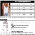 thumbnail image 5 of Uhndy Fashion Women Summer Hot Vest Camis Sleeveless Tops Ladies Lace Sexy Loose V-neck Tanks Tees Tops, 5 of 6