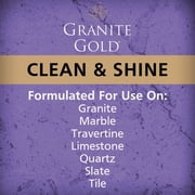 Granite Gold Clean & Shine, 24 fl oz Spray, Countertop Cleaner & Polish for Granite, Quartz & More