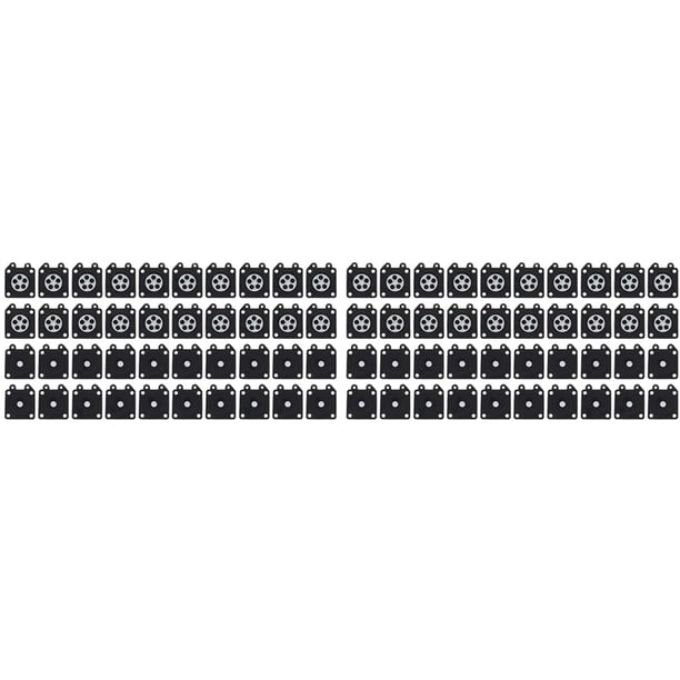 80 Piezas Diafragma Dosificador de Carburador de Motosierra para 95-526 500 3800 4500 5200 5800 Kit de Juntas de Montaje de Coche