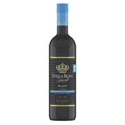 Stella Rosa Naturals Black Non-Alcoholic Semi-Sweet Wine, 750ml Glass Bottle, Piedmont, Italy, Serving Size 5oz