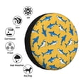 thumbnail image 4 of Naloa Shark Print PVC Leather Spare Tire Wheel Cover for Car Truck SUV Camper Trailer Universal Fit many size17 inch, 4 of 6