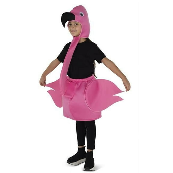 Kids Flamingo Skirt with Attached Hood - Large - Age Group 12-14 Years