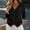 A1 Black, variant on Linen Tops for Women 3/4 Sleeve Button Down Detail Shirts V Neck Blouses Casual Lightweight Suit Jacket Henley Shirt Summer Fall Loose Fit Outfits Clothing 2026 Peasant Blouses Grey