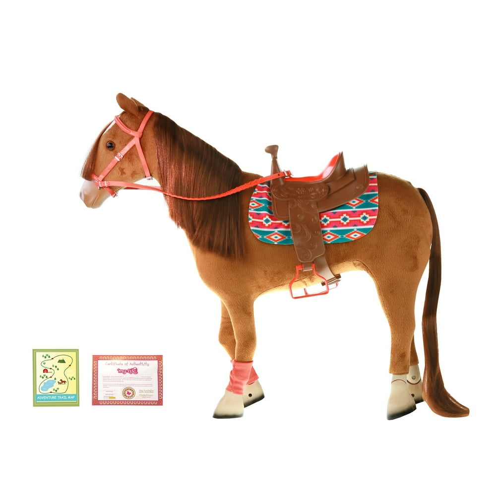 My Life As 18" Poseable Horse Play Set for 18" Dolls, 9 Pieces