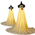 thumbnail image 2 of 2Packs Halloween Decorations Outdoor, Cute Halloween Decorations Indoor, DIY Ghost Kit Decor with Witch Hat Remote for Front Porch Yards Gardens Lawn with Remote Control LED String Lights, 2 of 4